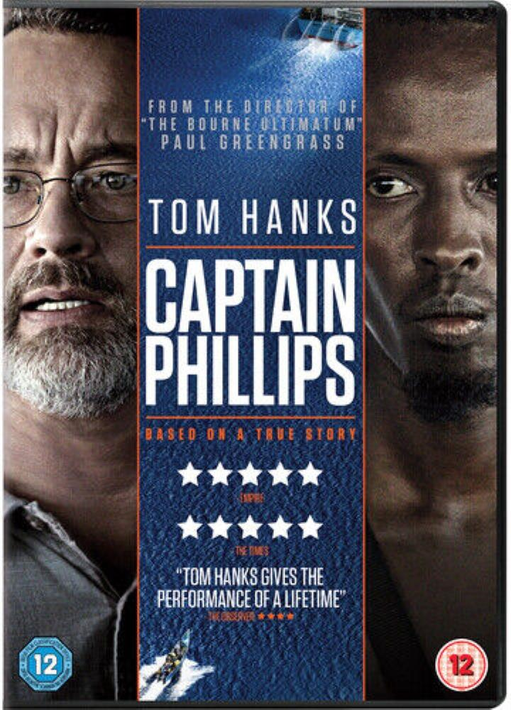 Captain Phillips DVD (2014) Tom Hanks FREE SHIPPING