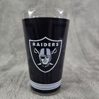 Vintage Raiders Glass Cup #1 Dad Logo Collectible Fathers Day Gift