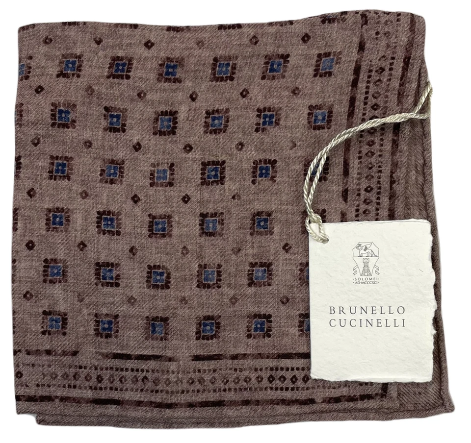 Brunello Cucinelli Pañuelo Paño Bolsillo Cuadrado Foto 2 de 4