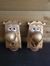 ALICE NEL PAESE DELLE MERAVIGLIE 2 POMELLI FISSAGGIO PORTA PERSONAGGI ottime condizioni usato