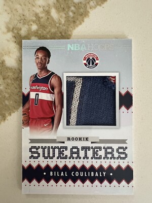 Bilal Coulibaly Washington Wizards 2023-24 NBA Hoops ''Rookie Sweaters'' #RSW-BLC
