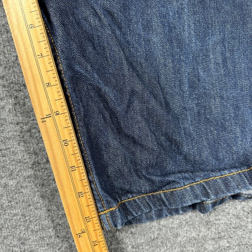 Vintage Y2K Rocawear Baggy Jorts Jean shorts Mens 38 Dark Wash Denim 14" Inseam - Picture 5 of 10