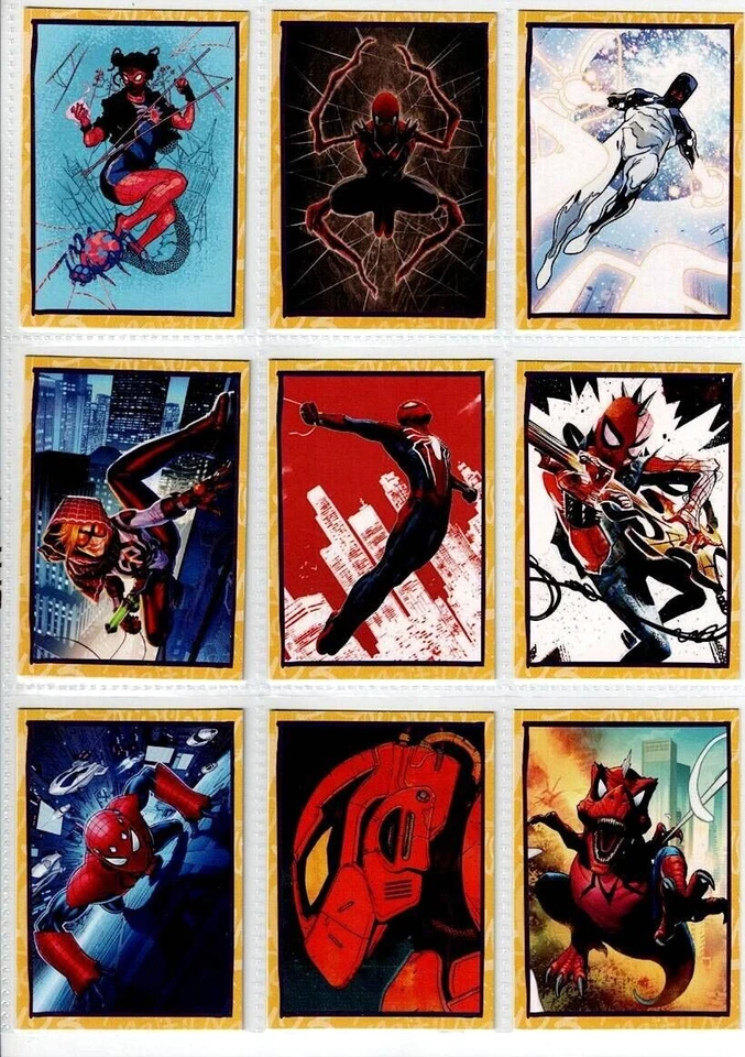 2023 SPIDER-MAN: Into the Spider-Verse PANINI Card Full Set 50/50 Peter Parker - Image 3 of 4