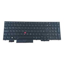 UK backlit (Black) Keyboard Assembly w/ trackpoint for Lenovo T15 & P15s (G1/2)
