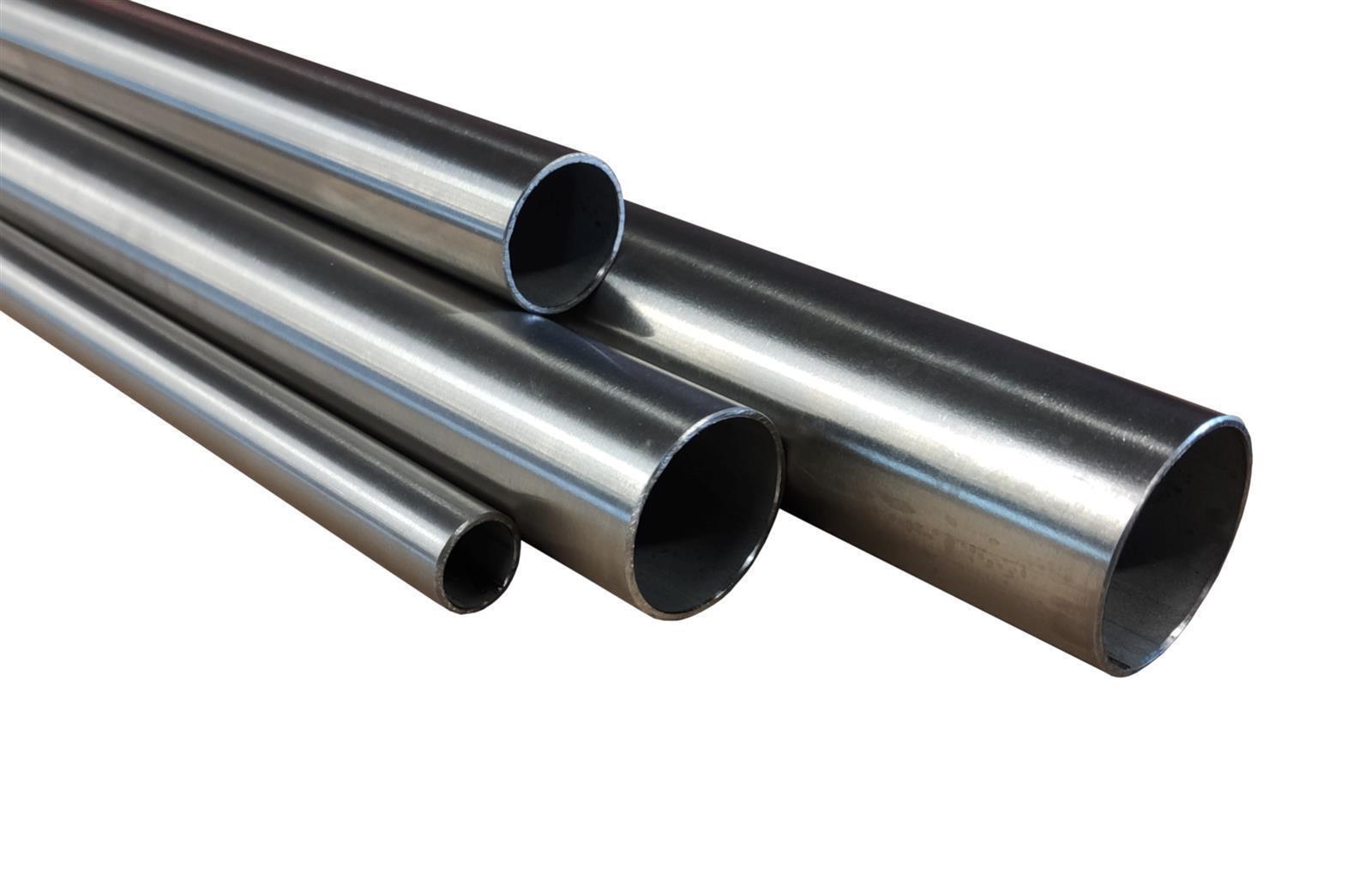 Tube Rond En Inox 1.4301 (V2A) - Dimensions 45x2mm - Surface K240 - Soudé - Coupé à La Demande