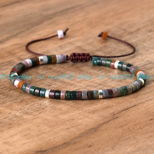 Pulsera de piedras de cristal natural pulsera de curación de piedras preciosas estilo delicado hecha a mano - Imagen 42 de 58