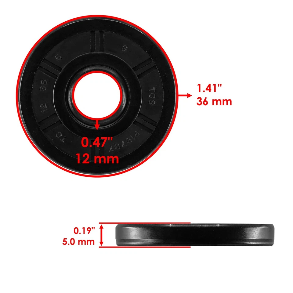 Impulsor de bomba de agua con juntas y sellos para Kawasaki Ninja 500 EX500 1994-1996 Foto 4 de 4