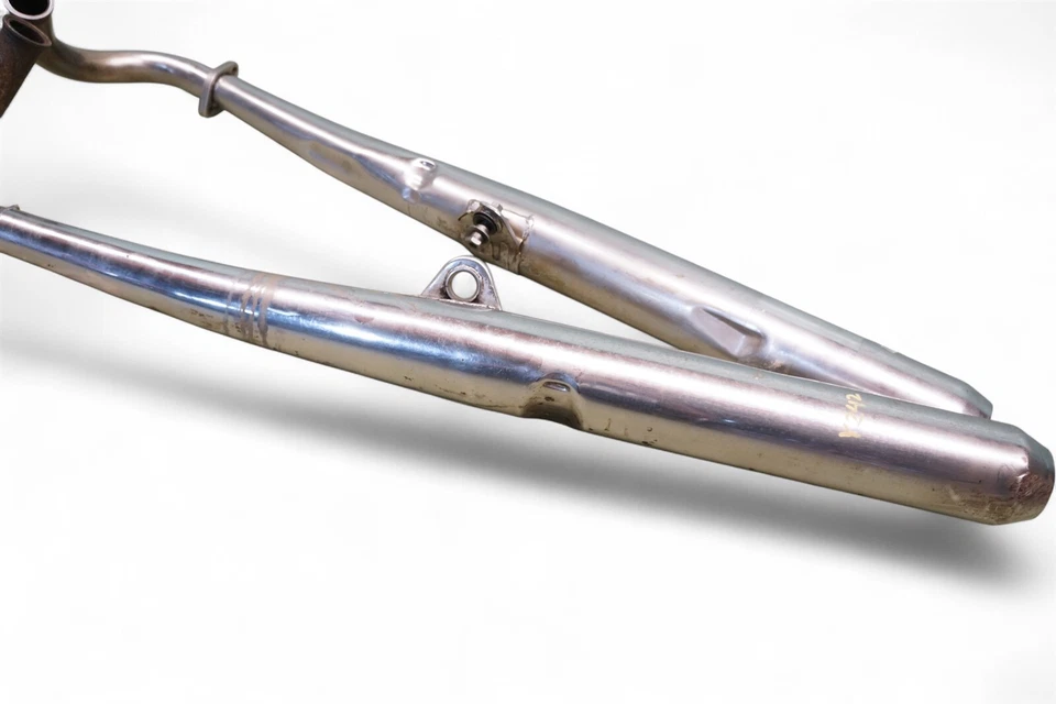 Yamaha DS7 RD250 1972 cabezales de escape izquierdo y derecho silenciadores tubos *2662 #6 Foto 3 de 4