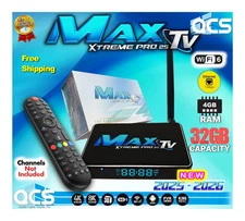 MaxTV Xtreme PRO 25 5G 4K 2025-2026 QUAD CORE 64BIT ANDROID Box MaxTV