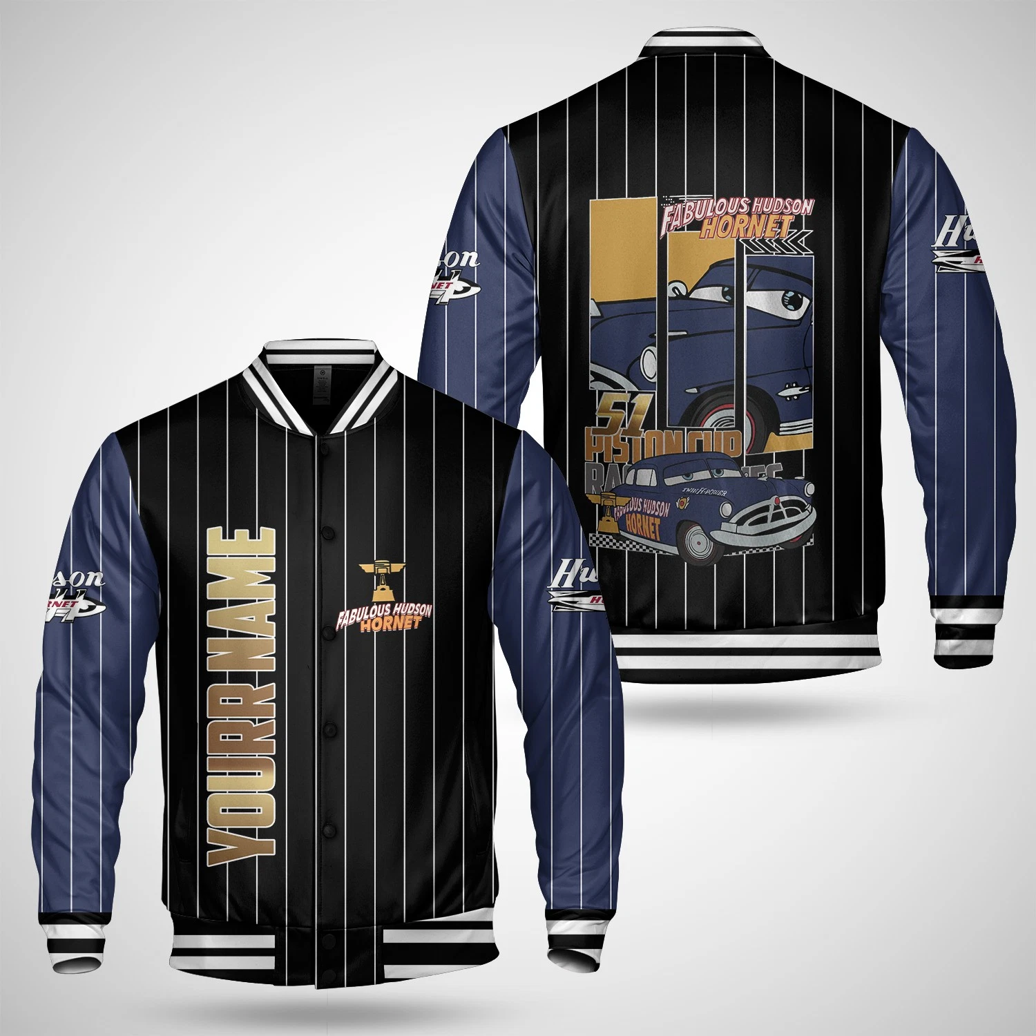 Personalized Pixar Cars Doc Hudson Fabulous Hudson Hornet Halloween Jacket