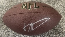 *SEAN MANNION*SIGNED*AUTOGRAPHED*FOOTBALL*RAMS*VIKINGS*PACKERS*OREGON ST.*COA*