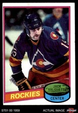 1980 Topps #108 Jack Valiquette Rockies-Hockey 2 - GOOD