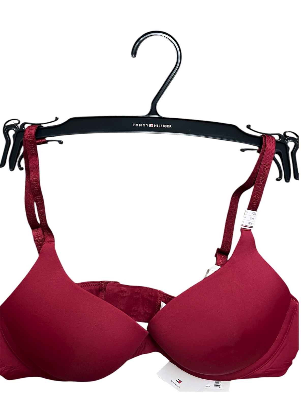 Tommy Hilfiger Essential Microfiber Push-Up Bra Rouge image 6
