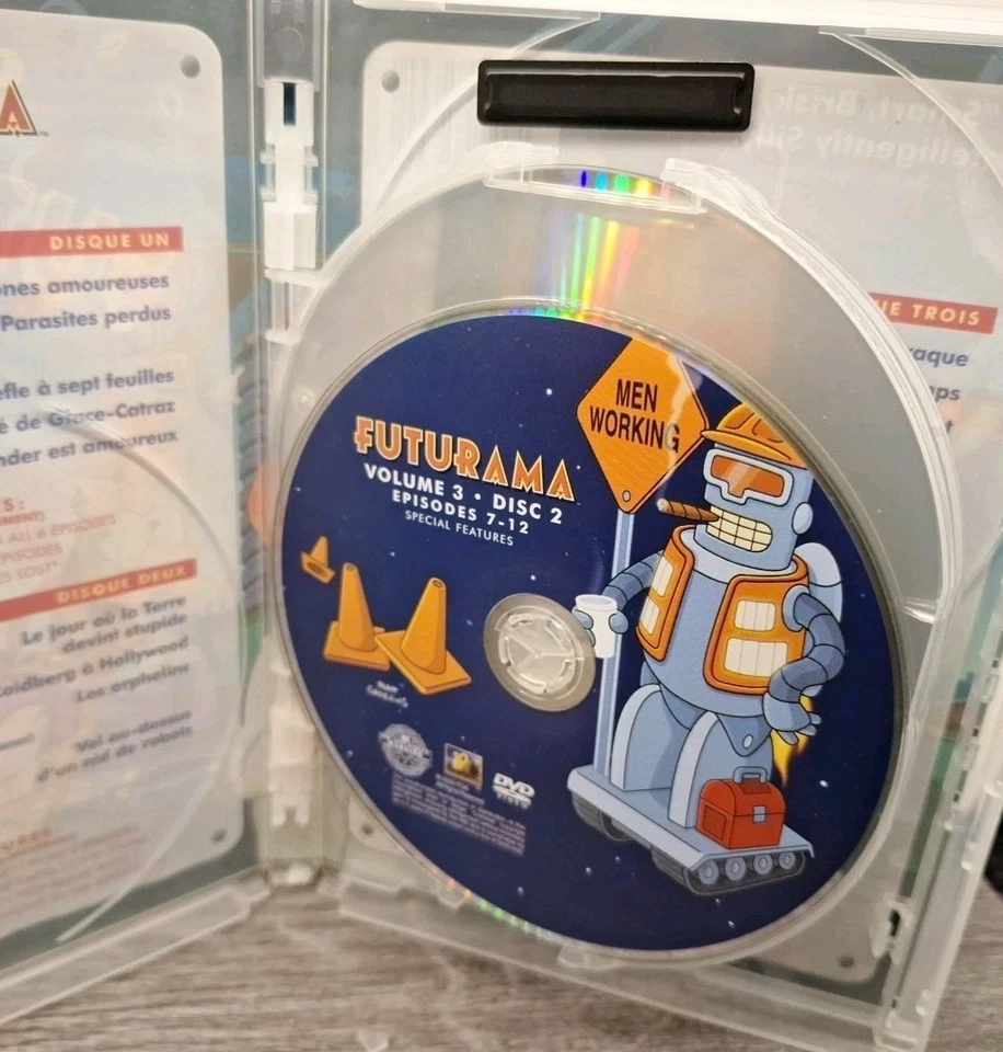 Futurama Volume 3 (DVD, 4-Disc Set) Season Three Volume 3 Matt Groening - Image 3 of 4