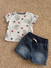 Baby Boy 6/9 Month Bluey Short Set