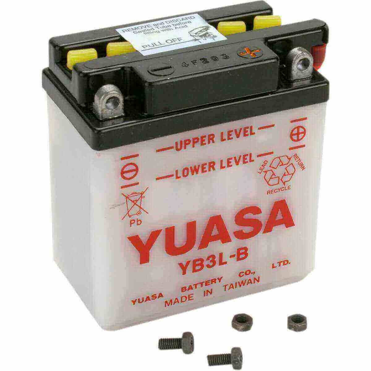 Batterie YB3L-B Yuasa 12V 3Ah à haute résistance aux vibrations