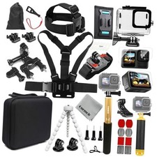 Accessory Kit for Gopro Hero 13 12 11 10 9 Camera, Essential Accessories Kit
