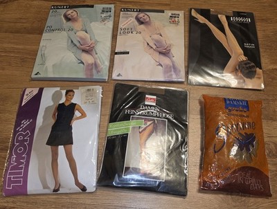 6 Paar Vintage Strumpfhosen OVP  Wolford, Kunert, Susarine, Esda DDR, Gr. 42-62