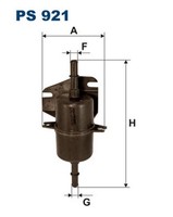 Kraftstofffilter Filtron Ps 921 Leitungsfilter FüR Fiat 600 Siena Strada Palio