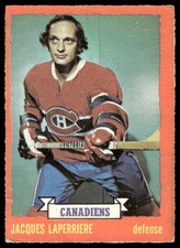 1973-74 O-Pee-Chee Jacques Laperriere Montreal Canadiens #40