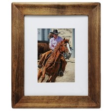 8x10 Picture Frames,Brown Rustic Wood Frame Made of Solid Wood, Picture Frame...