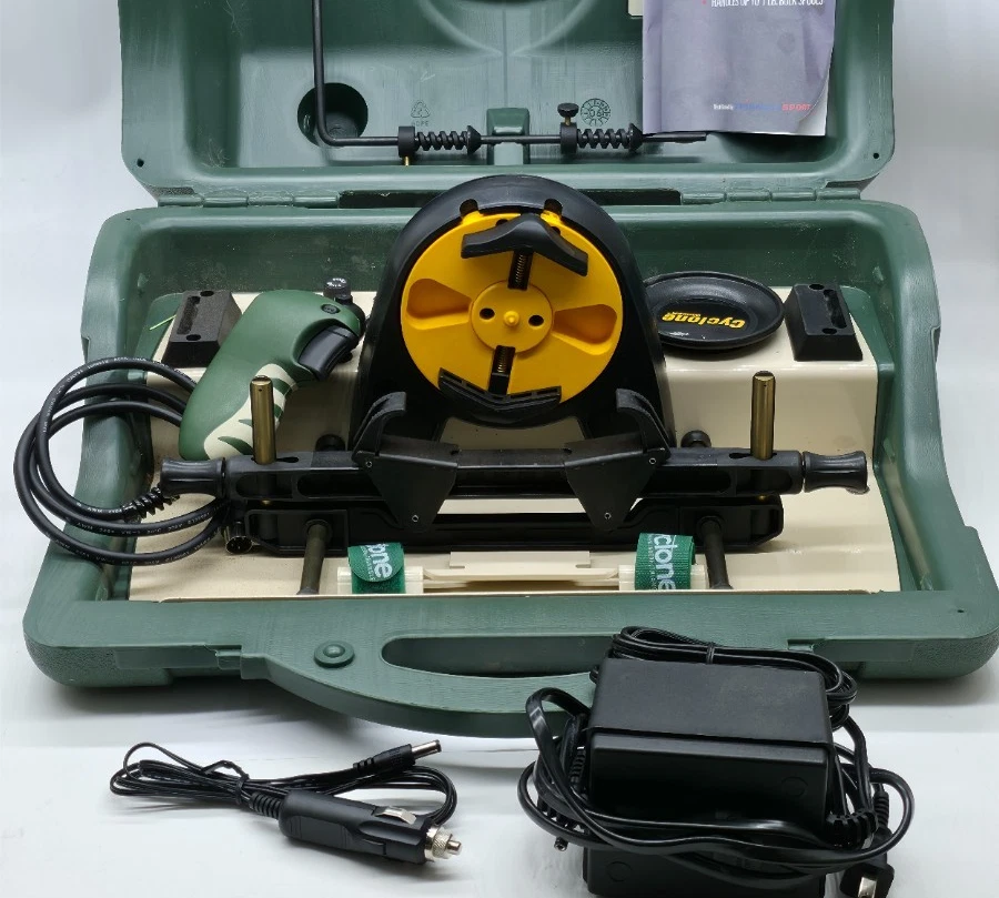 Berkley Cyclone Winder Portable Fishing Line Reel Spooling Station w/ case - Image 2 of 4