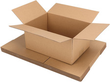 Shipping Boxes Mailers 10X7X5 Inches Corrugated Cardboard Small Packing Kraft Mo
