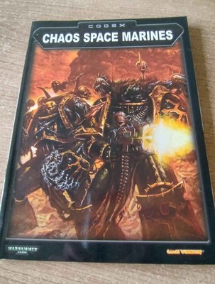 Games Workshop Codex Chaos Space Marines Warhammer 40K Zustand sehr gut