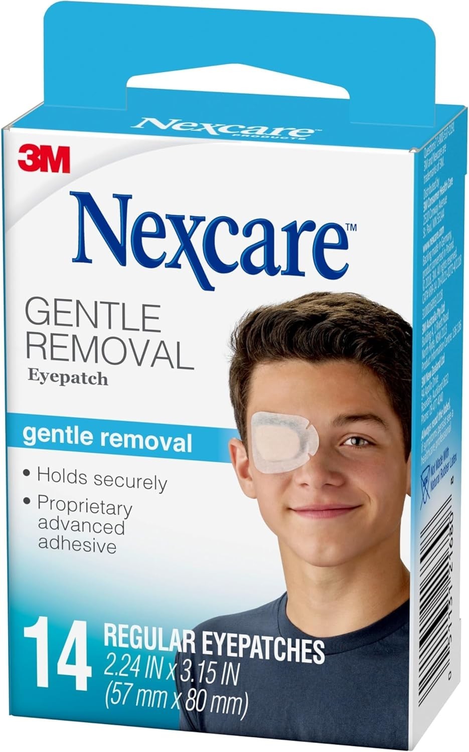 Gentle Removal Eye Patch - Hypoallergenic & Repositionable for All-Day Comfort