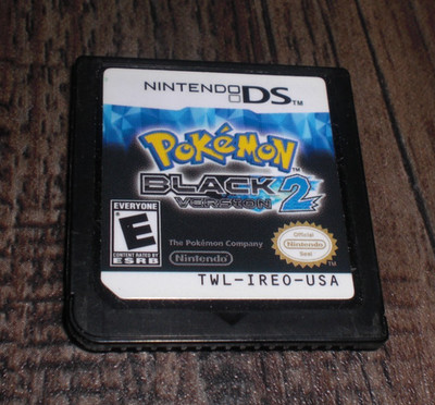 Pokemon Black Version 2 AUTHENTIC GENUINE Game Nintendo DS DSi 3DS 2DS XL TESTED