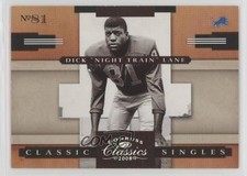2008 Donruss Classics Classic Singles Silver /250 Dick Lane Night Train HOF 0l2