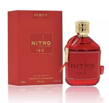 Nitro Red Pour Homme by Dumont Paris Eau de Parfum Spray 3.4 oz - 95 Full