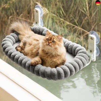 Cat Window Lounger Cat Hammock Soft with Removable Reversible Cover - Cat Hammoc