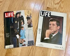 Vintage 2 LIFE Magazines JFK (President John F Kennedy) Nov 29 & Dec 6, 1963