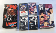 New Kids On The Block NKOTB Cassettes (4) -Hangin TougH (2) VHS STEP BY STEP