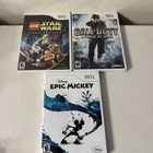 Lot Of 3 Nintendo Wii Games