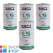 4 Premium LS33600 D Lithium Battery 3.6V LISOCLO2 R20 D 3.6V ER34615 Batteries N