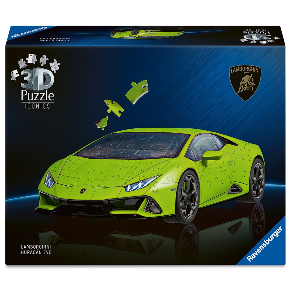 Ravensburger Lamborghini Huracan 3D Jigsaw Puzzle 108 piece Ages 8+