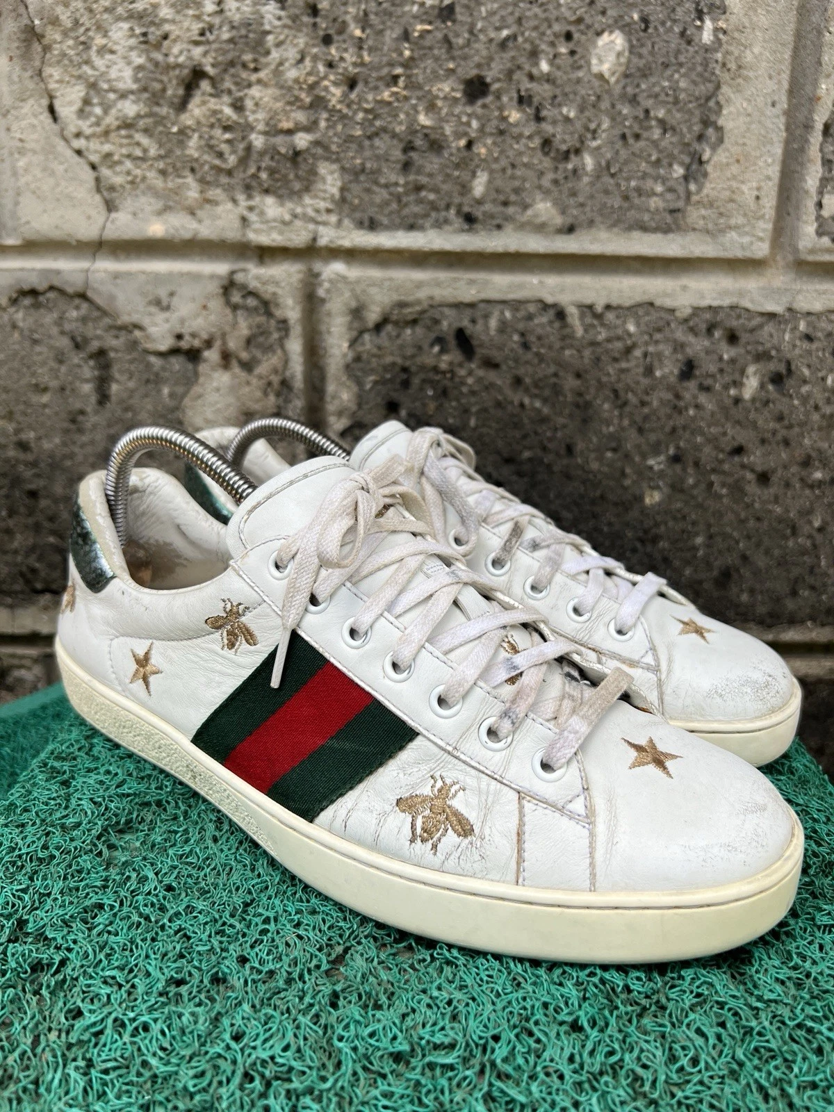 Baskets Gucci Ace brodées « abeilles et étoiles » Ace taille US 8,5    UK 8