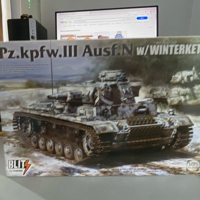 Blitz by Takom 1/35 Pz.Kpfw. III Ausf.N w/Winterketten Tank Kit MPN 8011