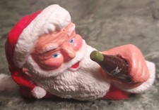 Christmas Coca-Cola Refrigerator Magnet Santa Clause 90&rsquo;s Coke Vintage Bottle