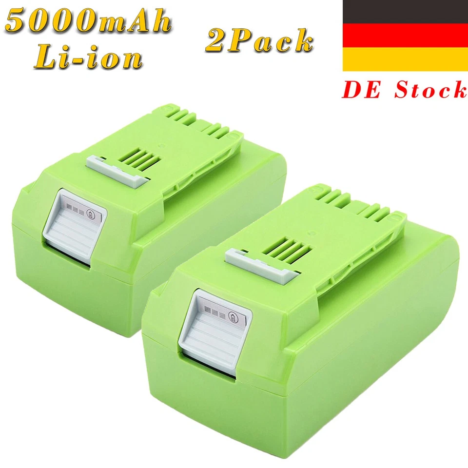 2Pcs Akku 5.0Ah für Greenworks G-24 24V Li-ion 29842 29852 29322 29807 29837 