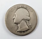 1932 D Washington Silver Quarter 25C AG About Good Condition