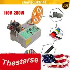 Automatic Hot & Cold Strip Cutter Webbing Textile Ribbon Zipper Cutting Machine