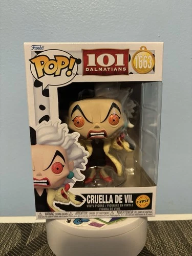 Funko Pop! Disney - Cruella De Vil #1663 Chase 101 Dalmatians w/protector