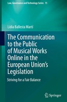 LíDia Ballesta Martí | The Communication To The Public Of Musical Works...