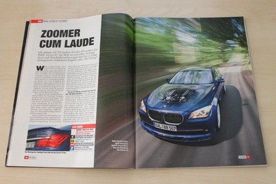 Auto Motor und Sport 20/2009 BMW Alpina B7 Biturbo F01 mit 507PS im TEST auf 5 S