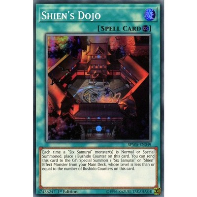 Shien's Dojo Yu-Gi-Oh! SPWA-DE049 1st Super Rare