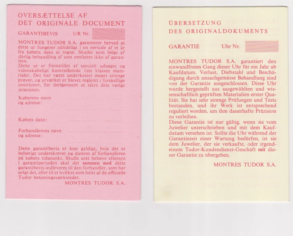 Tudor Prince Oysterdate CigarettesCard red english with 2x translations - Image 3 of 4