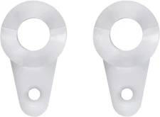 2 Pack of 240457701 Refrigerator Door Bottom Closer Plate Closing Cam, White 